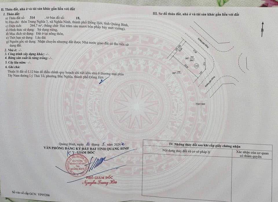 Siêu phẩm 2 mặt tiền dự án Lý Thái Tổ, hướng Đông Nam, giá tốt