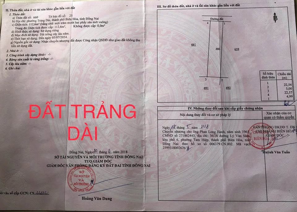 Đất vàng Biên Hòa 115m² hẻm thông, sổ hồng sẵn sàng, giá hời