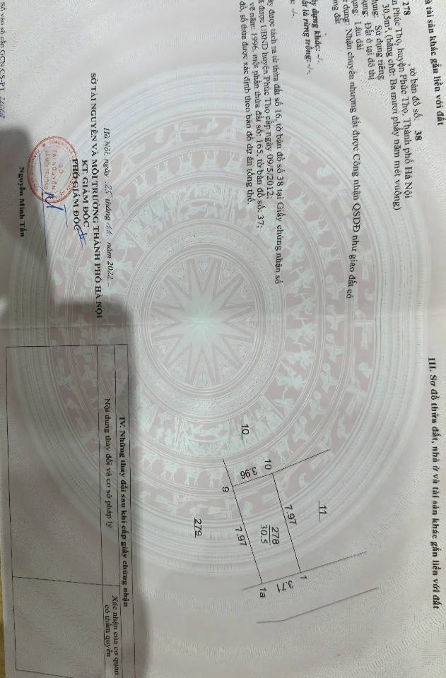 Đất Phúc Thọ ngõ thông, ô tô vào tận nơi, nhỉnh 2 tỷ, sổ đỏ sẵn sàng