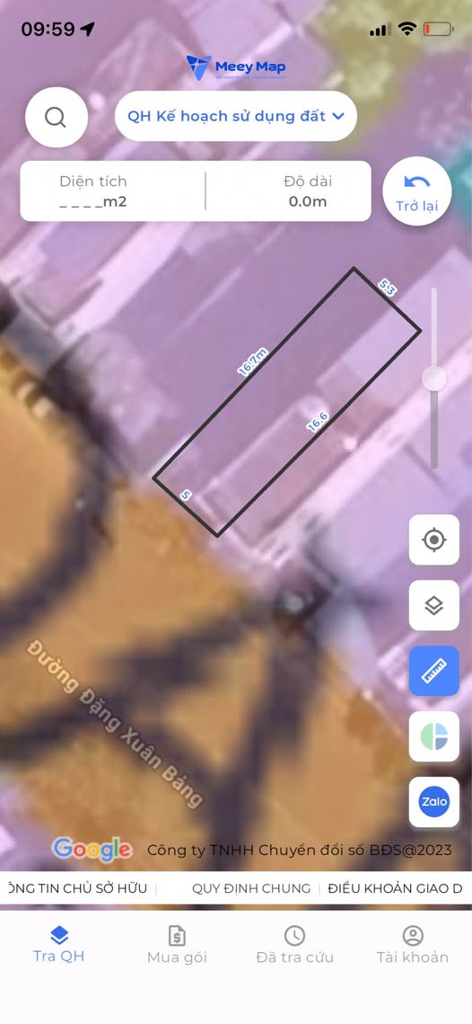 Bán đất mặt đường Đặng Xuân Bảng, Nam Định - 85m2, giá 3.25 tỷ