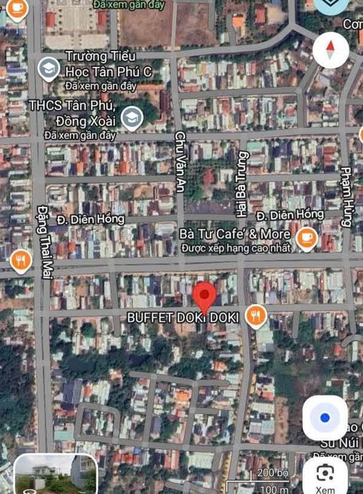 Bán đất nền 117m2, mặt tiền 4,8m, đường Phan Huy Ích, Đồng Xoài, Bình Phước