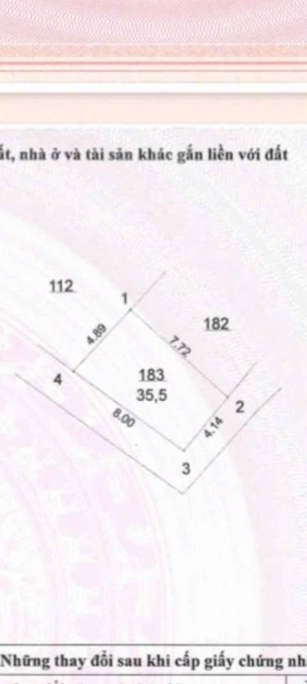 Bán mảnh đất góc phố tại Bắc Từ Liêm, 36m2, giá 4,25 tỷ