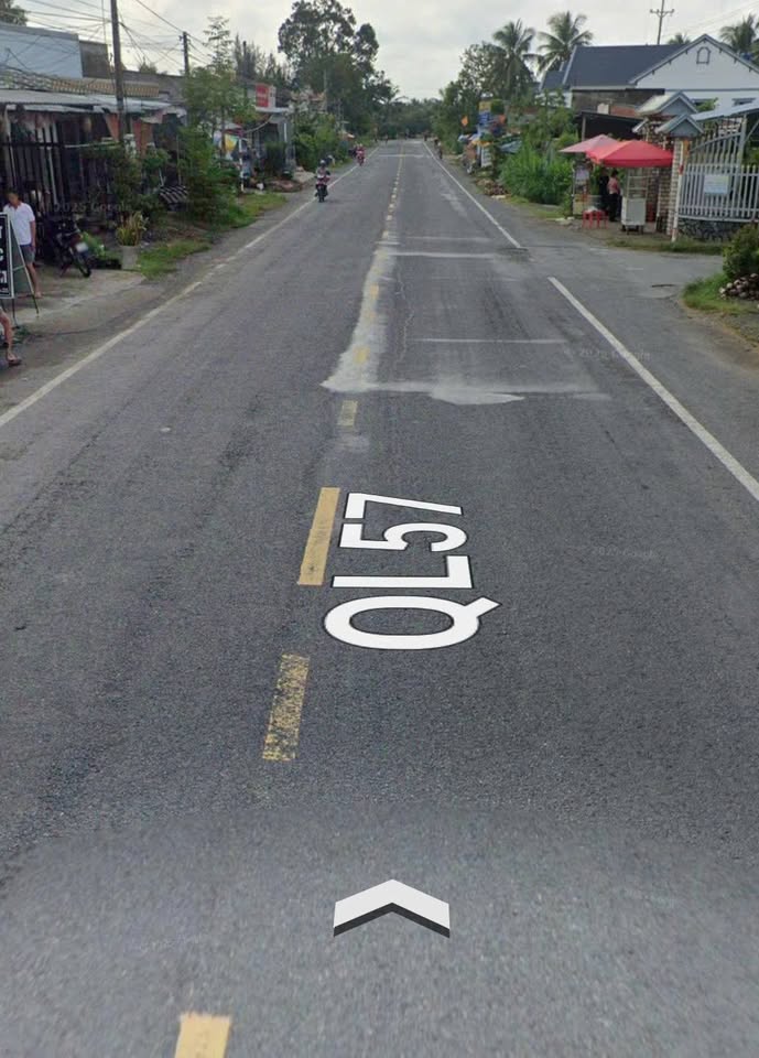 Bán đất 300m2 mặt tiền QL57, Tân Thành, Bình Đại - Vĩnh Long, có nhà kiên cố, kinh doanh sầm uất