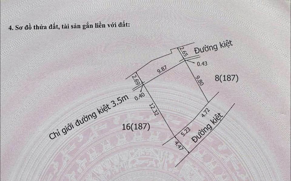 Đất 2 mặt kiệt, tặng nhà cấp 4, 109m2, 10m mặt tiền, giá 2.3 tỷ nhỉnh tại Huế