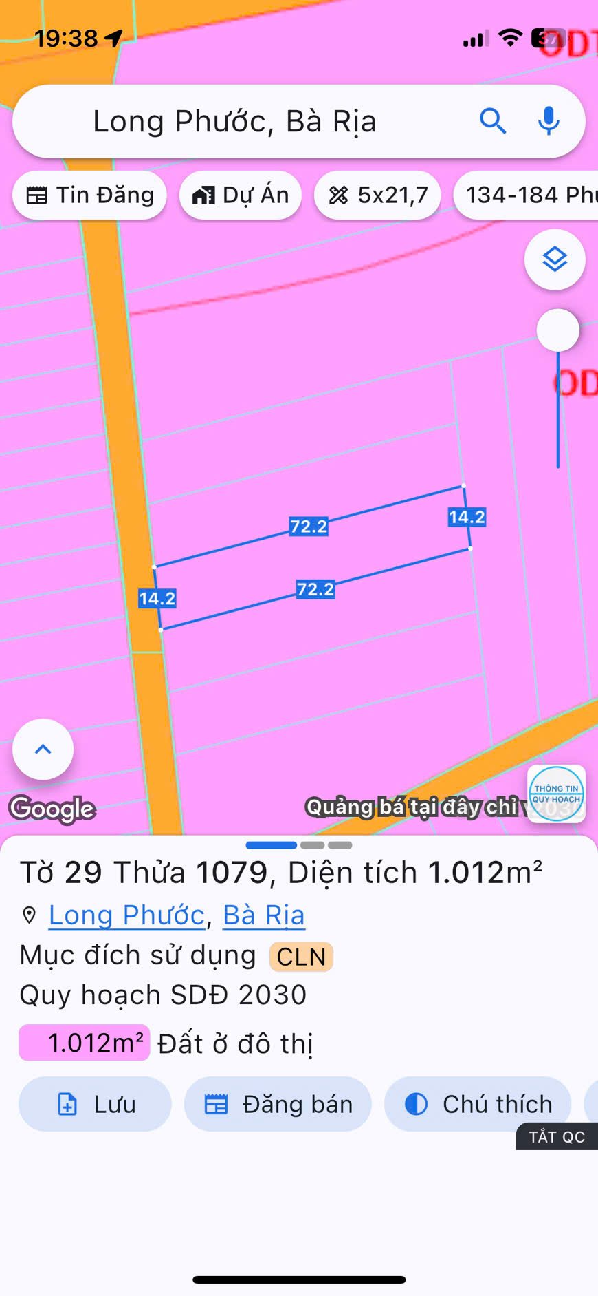 Đất vàng Bà Rịa 1012m2 vườn cây ăn trái, giá hời 4,2 tỷ, nghỉ dưỡng hay đầu tư đều tuyệt