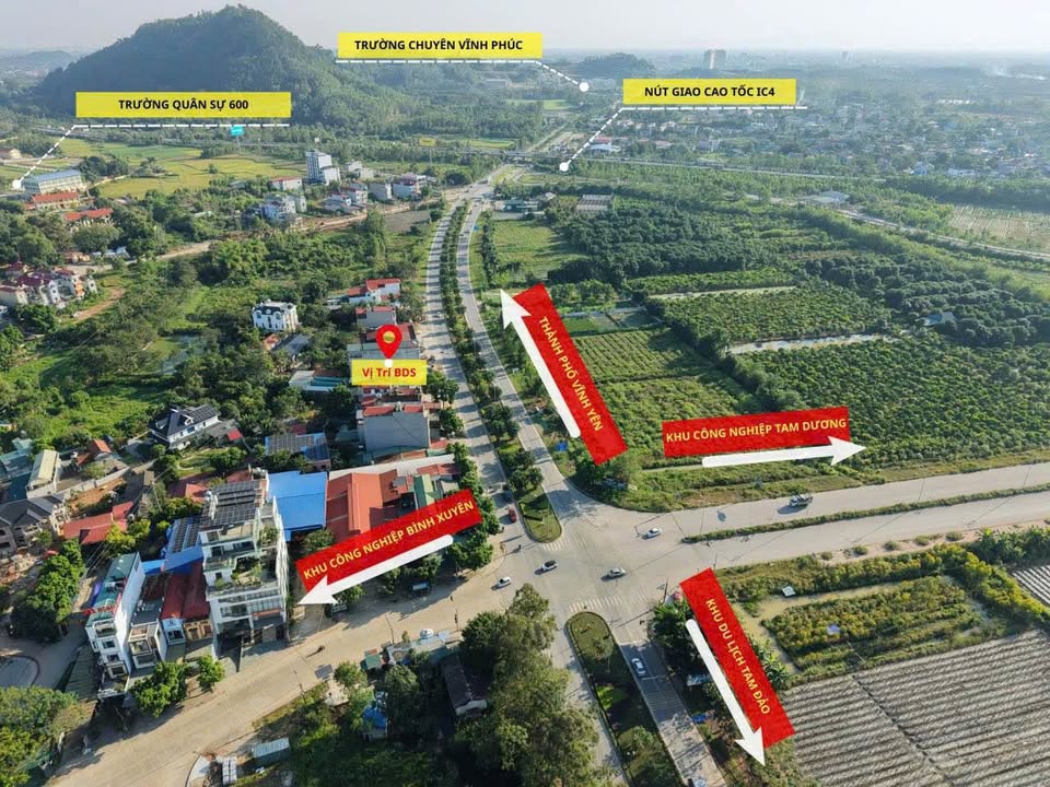 Lô đất mặt Quốc lộ 2B, Vĩnh Phúc - Vị trí kinh doanh đắc địa