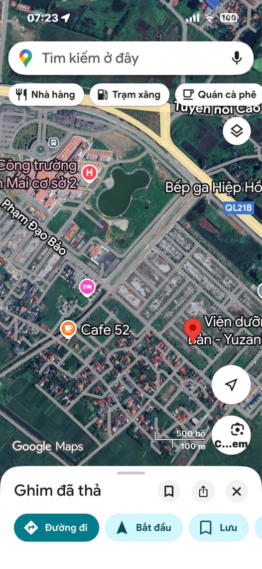 Bán đất nền 128m2, gần bệnh viện Bạch Mai, Bình Lục