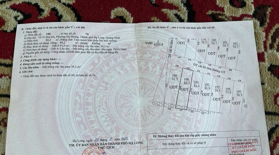 Đất Hà Phong, thanh lý gấp, giá yêu thương, ô tô vào tận giường