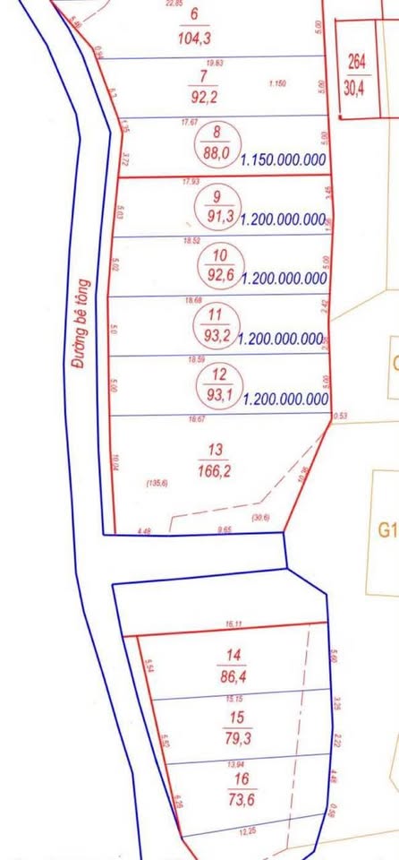 Đất vàng Lạng Sơn, ngõ rộng 16 chỗ đỗ, sổ đỏ vuông vắn 93m2