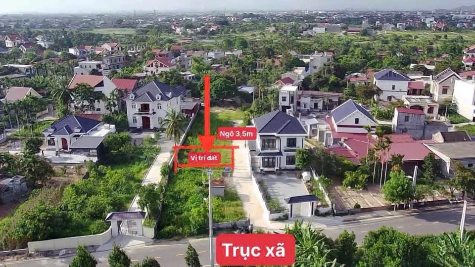 Bán đất vuông vắn 60m2 mặt tiền rộng tại Đặng Cương, An Dương, Hải Phòng