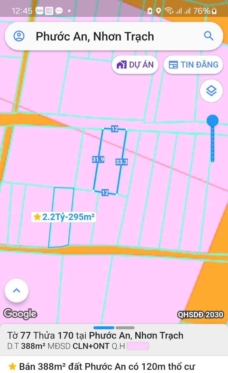 Siêu phẩm đất vườn tại Huyện Nhơn Trạch, Tỉnh Đồng Nai đã sẵn sàng chào đón chủ nhân mới