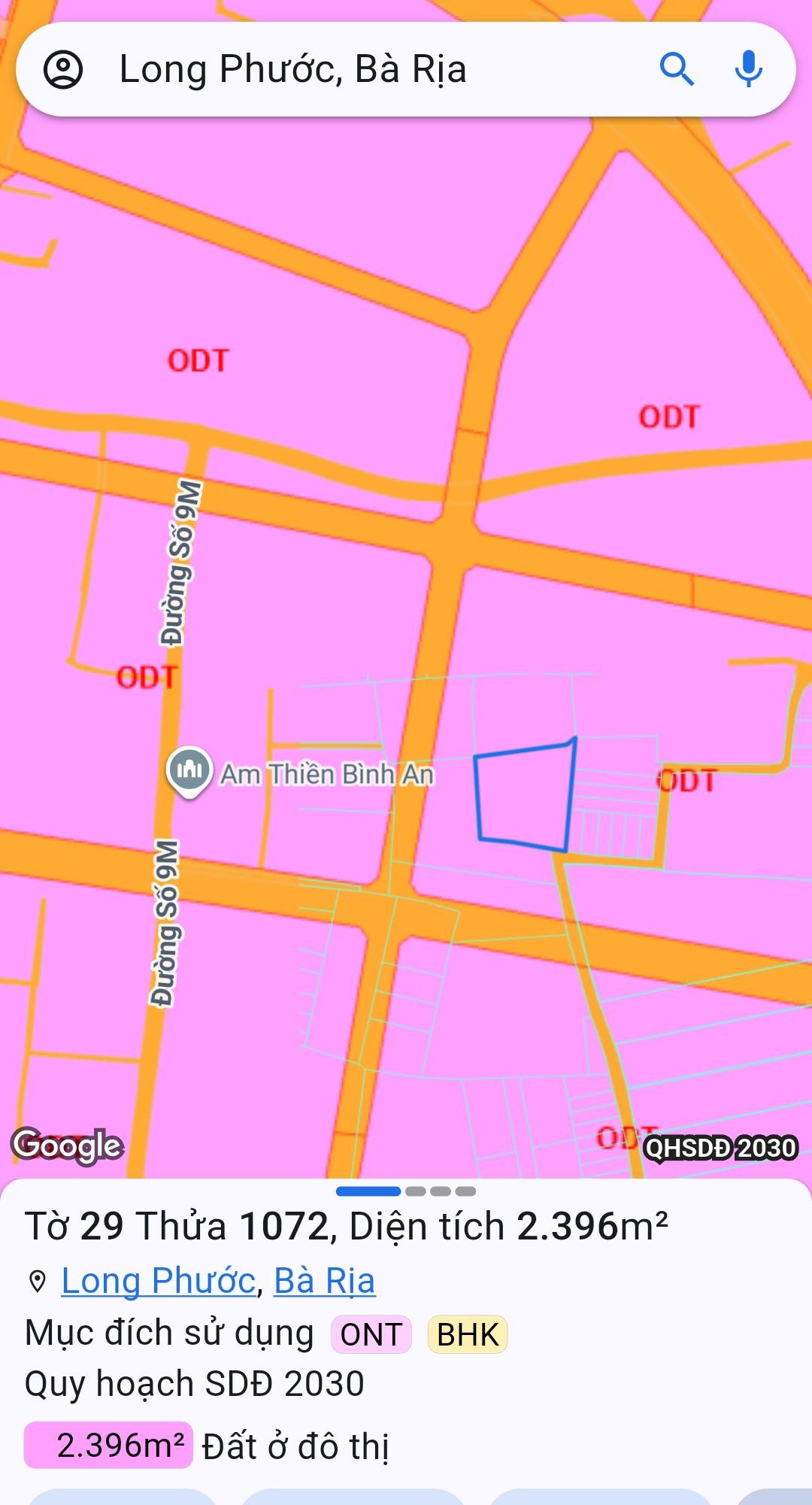 Miền đất xưa Long Phước 2,396m2 đất phủ hồng, giá mềm