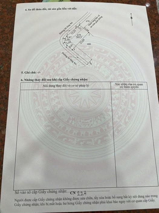 Đất Long An 2 mặt tiền, full thổ, giá hời 800 củ