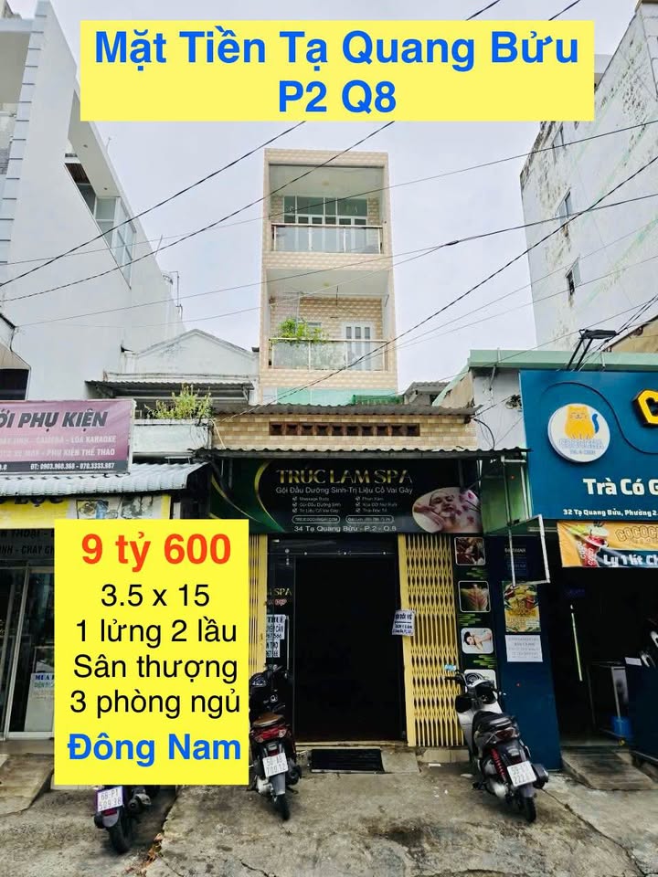 Mặt tiền Tạ Quang Bửu, Quận 8, kinh doanh sầm uất, vị trí vàng