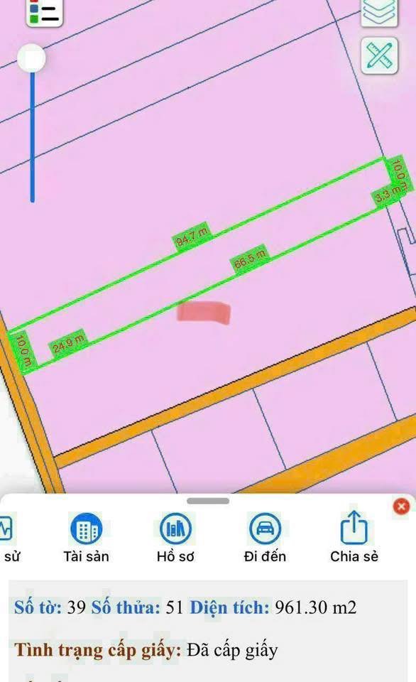 Đất Tân Hiệp 960m2, thổ cư 300m2, gần cao tốc, đường 6m, giá yêu thương