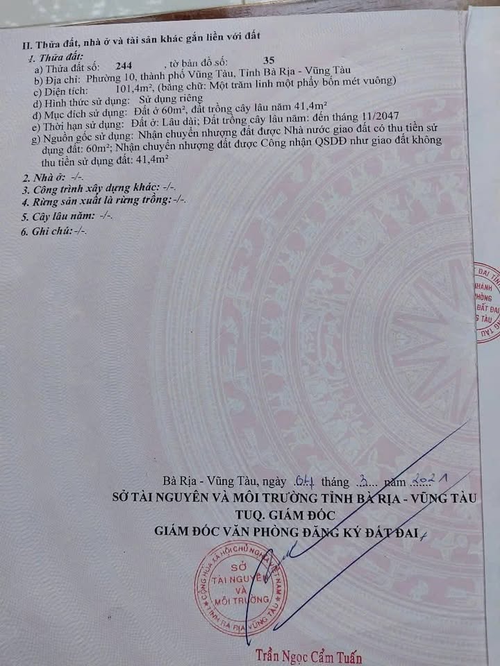 Bán đất thổ cư 101m² hẻm 130 Hàn Thuyên, hướng Tây Nam, giá 4.85 tỷ