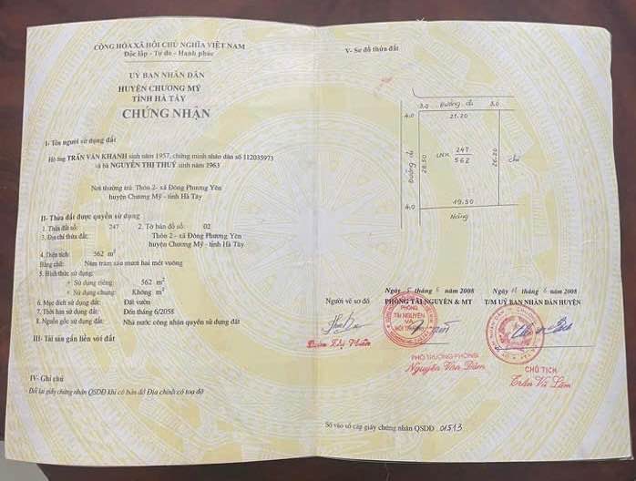 Siêu phẩm lô góc 562m² tại Đông Phương Yên, Chương Mỹ, Hà Nội đang chờ chủ mới