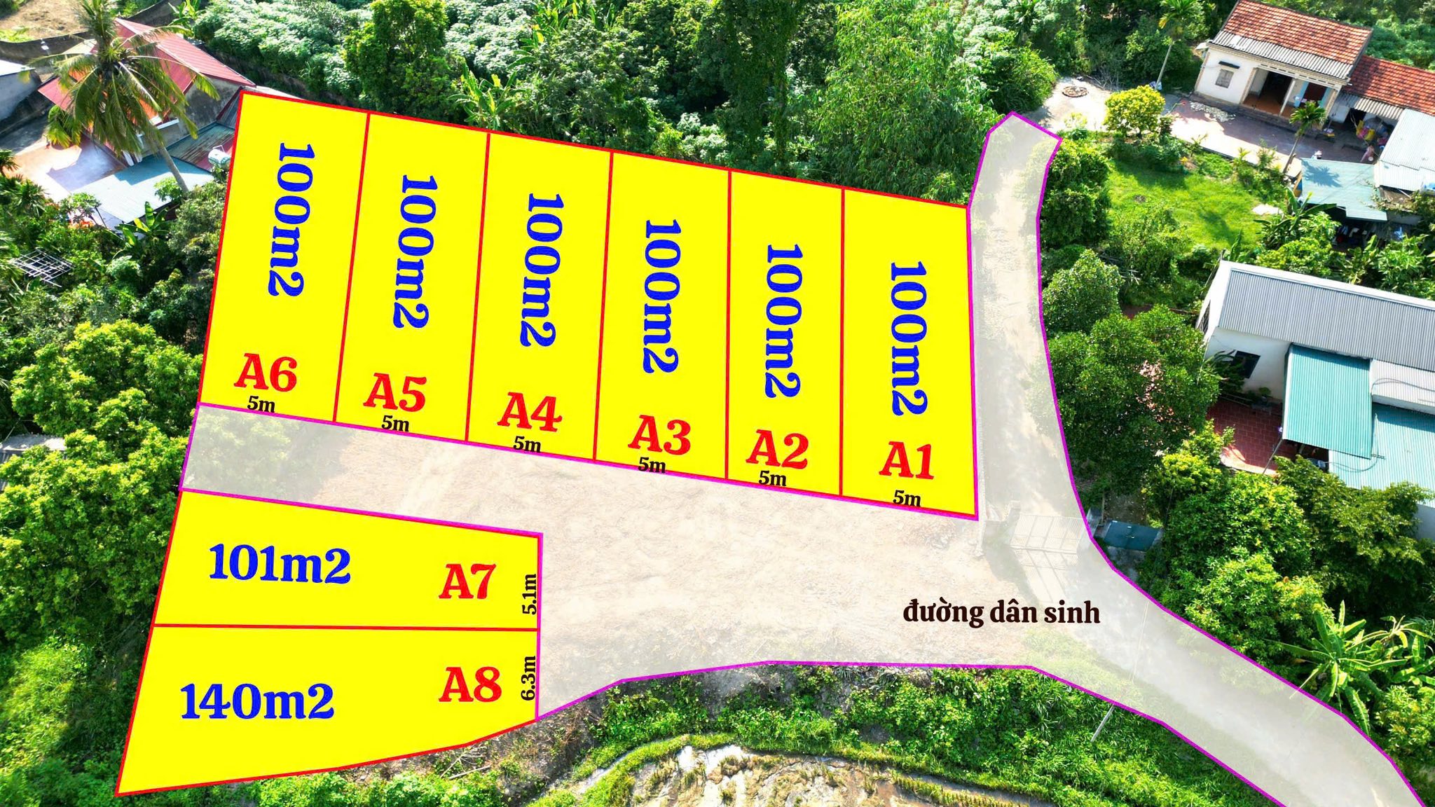 Đất Vĩnh Phúc, 8 lô F0 siêu lợi nhuận, giáp khu công nghiệp Liễn Sơn, chỉ từ 5xx triệu