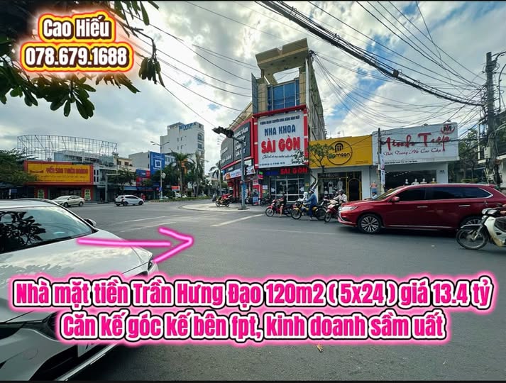 Nhà mặt tiền Trần Hưng Đạo, Tuy Hòa, kinh doanh hay an cư, giá hời