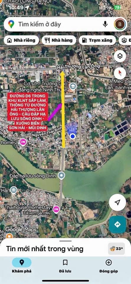 Bám đất tại Mỹ Đông, Phan Rang, 140m2, mặt tiền 7m, giá chỉ 1.79 tỷ