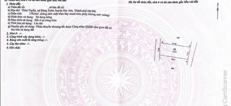 Bán đất tặng nhà 2 tầng, góc 2 mặt tiền tại Sóc Sơn, Hà Nội