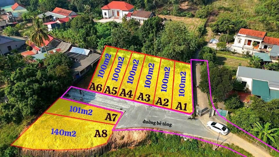 Em về 8 lô F0 siêu đẹp, diện tích 100m2 full thổ cư