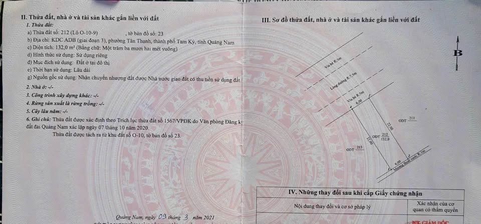 Đất mặt tiền đường Tôn Thất Tùng, Đà Nẵng, vị trí đẹp, thích hợp an cư