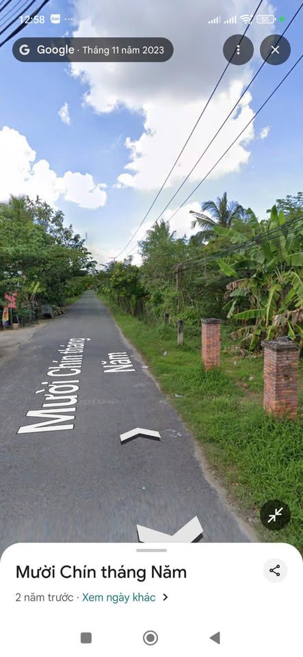 Đất nền mặt đường, ngang 20m, nở hậu 22m, diện tích khủng 1187m2, giá hời