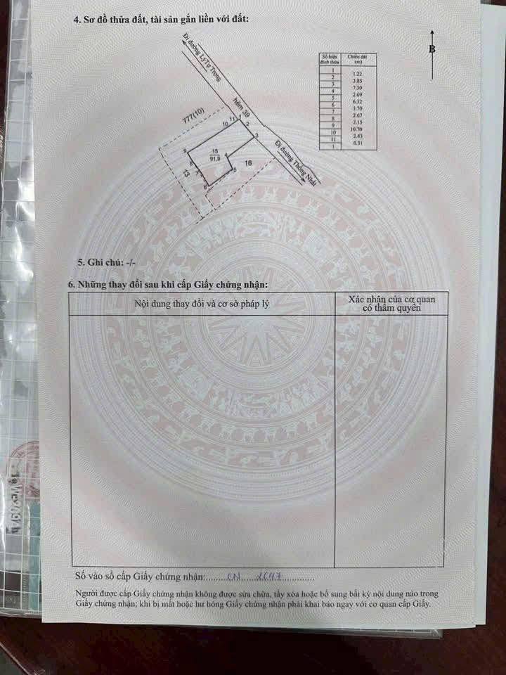 Mảnh đất Vũng Tàu 92m2 nở hậu, 5,1m mặt tiền, hướng Đông Bắc, gần biển Bãi Trước