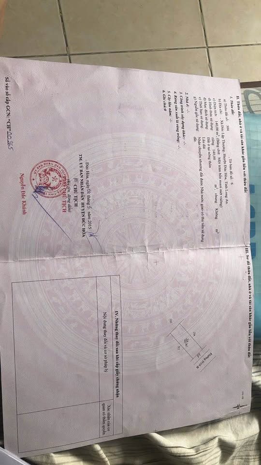 Bán đất khu dân cư Daresco Residence, 140m2, đối diện khu công nghiệp Đức Hòa III