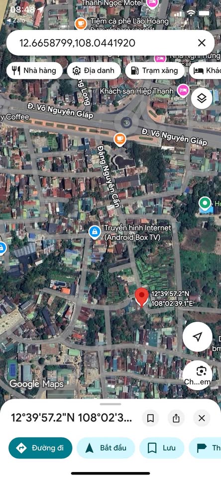 Đất Đặng Nguyên Cẩn 5m x 14m, hướng Đông, giá 1,58 tỷ