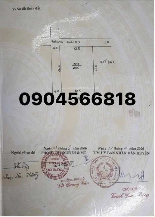 Đất lô góc 200m2 Thủy Xuân Tiên, Chương Mỹ mặt tiền 12m, gần chợ, giá hời