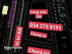 Bán lô đất tại Làn 2, đường 36, Quế Võ, Bắc Ninh, chỉ cách trường THPT Quế Võ vài trục mét