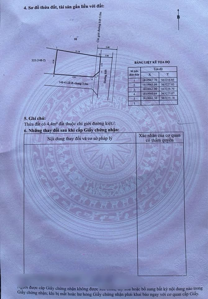 Bán lô góc 2 mặt tiền kiệt 266 Phan Chu Trinh, Huế 63,4m2