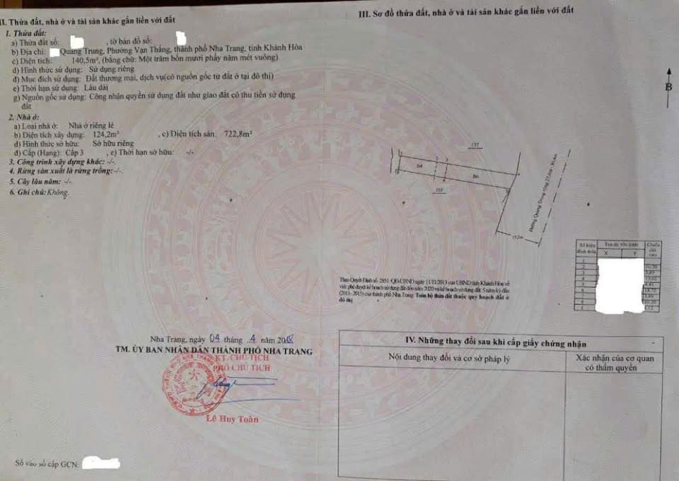 Bán tòa nhà mặt tiền Vòng Xoay Quang Trung, Nha Trang - 140m2, 7 tầng, dòng tiền ổn định