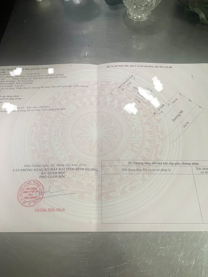 Đất vàng Dĩ An ngang 6m, đối diện công viên, giá hời 3,8 tỷ