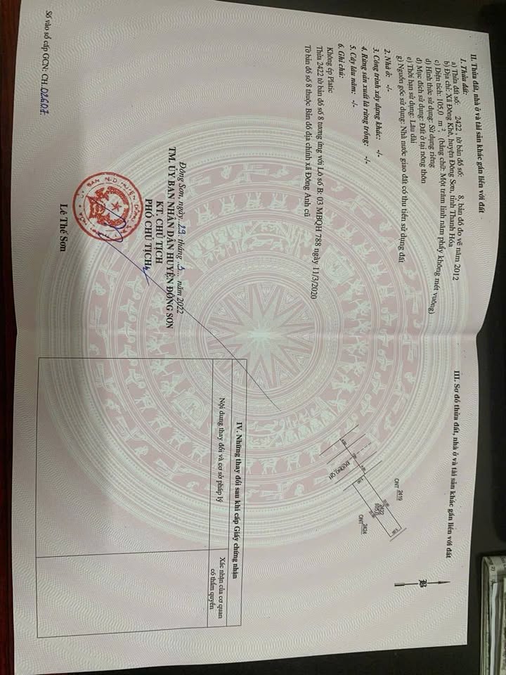 Đất vàng Đông Khê 105m² mặt tiền 5m, sổ đỏ trao tay, giá tốt đầu tư