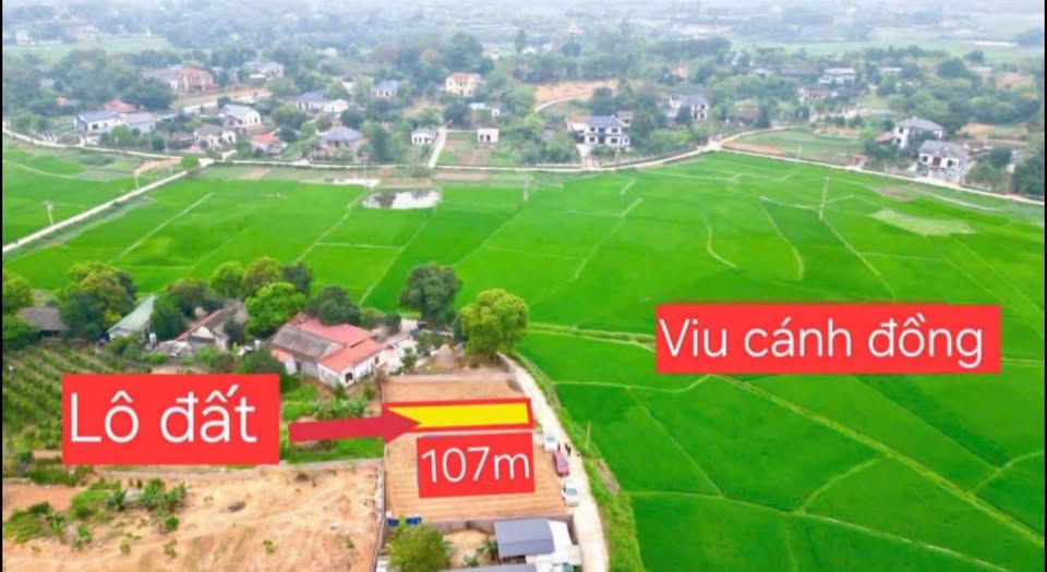 Đất Vĩnh Phúc lô đất 107.5m² nở hậu, view thoáng mát