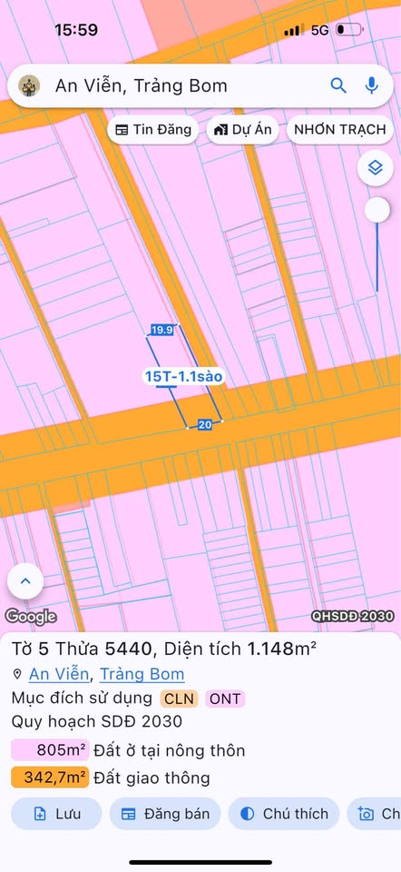 Đất vàng mặt tiền Phùng Hưng, Trảng Bom - Kinh doanh đỉnh, lợi nhuận cao