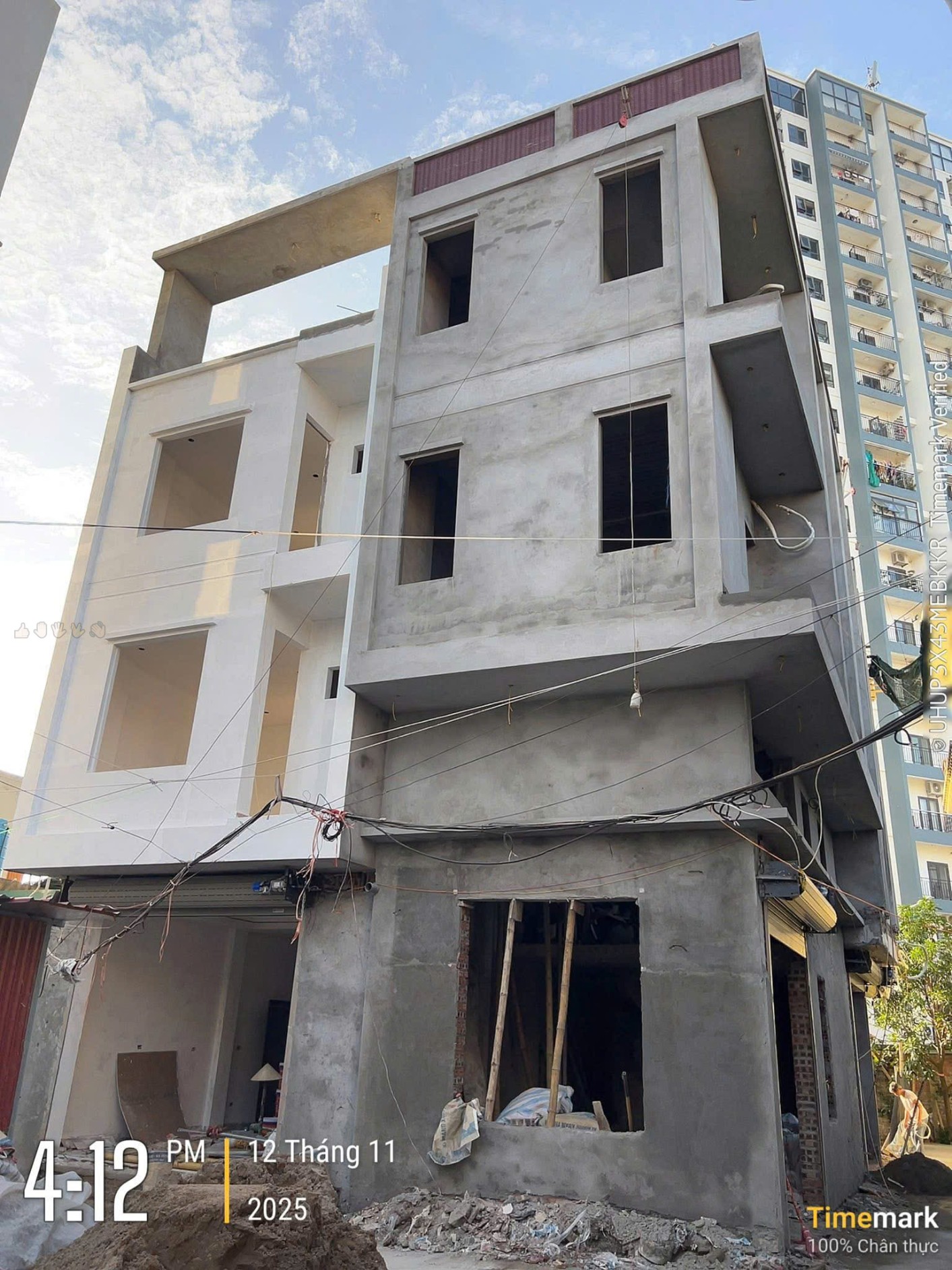 Nhà 4 tầng mới xây, Quang Trung, Thái Bình, ô tô tránh, giá 2 tỷ