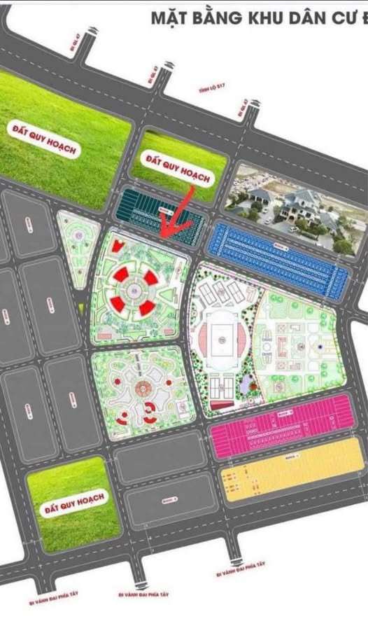 Bán đất view công viên 105m2, mặt tiền 5m, đường 17.5m tại Đông Tân, Thanh Hóa