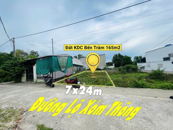 Đất Bến Tràm 165m2, vị trí đẹp, giá tốt