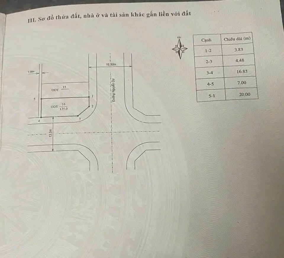 Siêu phẩm góc 2 mặt tiền đắc địa ngay mặt phố Nguyễn Du, Vĩnh Yên, diện tích 135m2, kinh doanh tốt