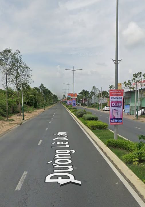 Bán nền đất mặt tiền đường Lê Duẩn, Phường 8, Sóc Trăng, vị trí kinh doanh tốt