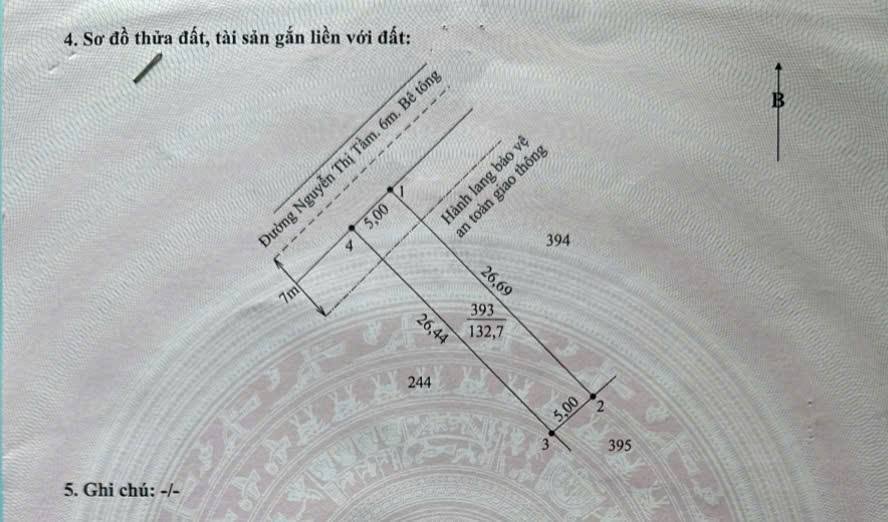 Bán đất mặt tiền Nguyễn Thị Tầm, Tân Trụ, Long An - 499 triệu