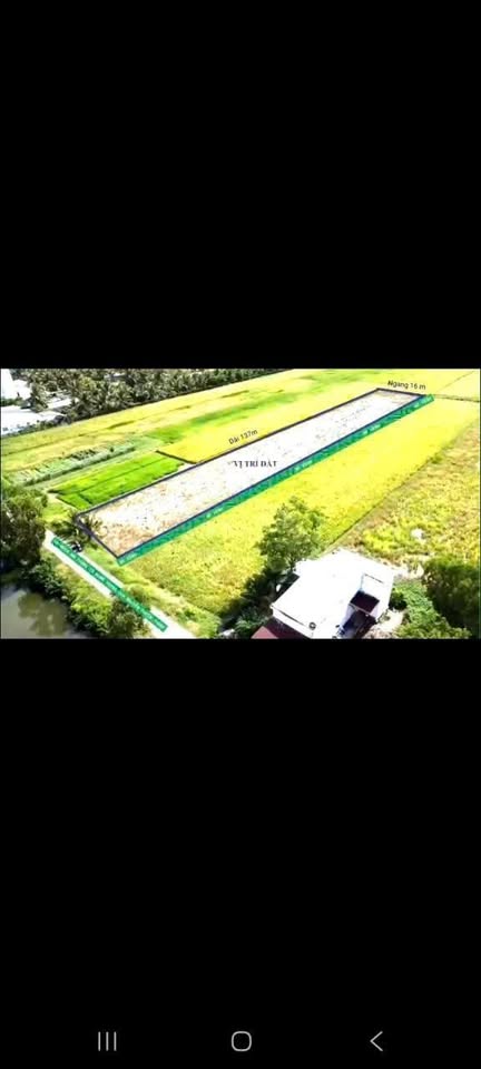 Đất Trà Vinh 2 mặt tiền nhựa, view kênh, sát chợ, giá hời