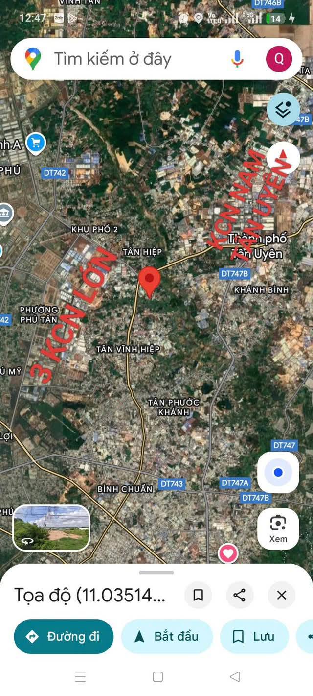 Đất vườn xây trọ đẹp mê ly, gần vòng xoay thành phố Mới, Bình Dương