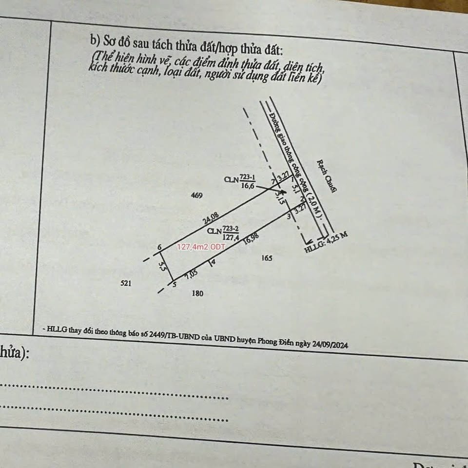 Cần bán nền đất đẹp tại Rạch Chuối, Phường An Bình, Thành phố Cần Thơ