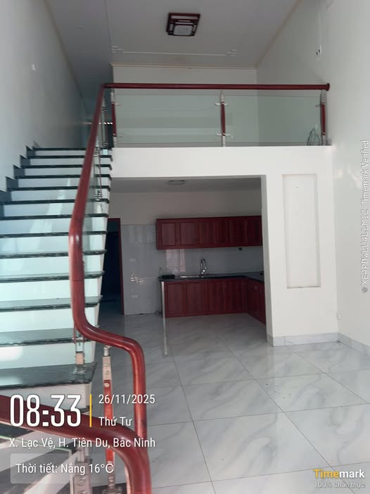 Bán đất tặng nhà 1 tầng có gác xép, 83m2, mặt tiền 4,55m, hướng Nam tại Tiên Du, Bắc Ninh