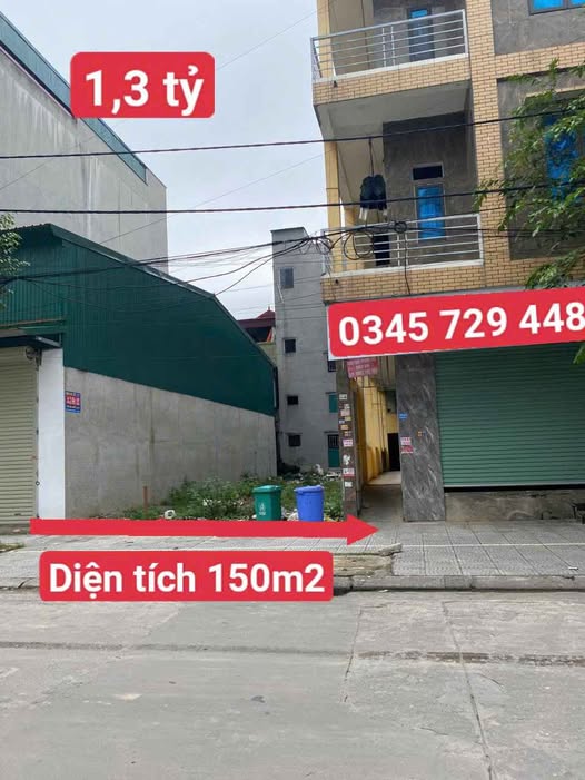 Đất vàng 150m2, mặt tiền 15m vuông vắn, sát chợ, trường học tại Bình Lục, Hà Nam, giá tốt tháng này